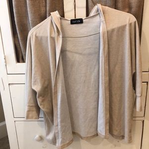 Fab’rik khaki hooded cardigan